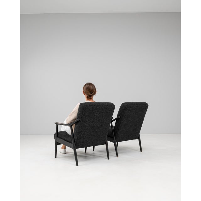 1960s Czech Upholstered Armchairs - A Pair For Sale In Greensboro - Image 6 of 18