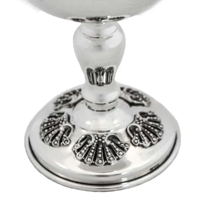 1980s 1980s Sterling Silver Goblet / Kiddush Cup For Sale - Image 5 of 7