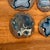 Polished Blue Agate Slice Coasters, Set of 4 For Sale - Image 6 of 6