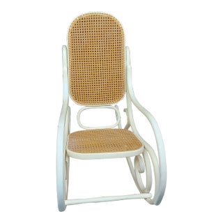 Vintage 1960's Thonet Style Bentwood Rocker For Sale