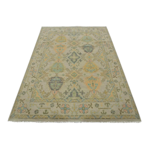 Anatolia Rug 8′ X 10’2” Gray Wool Modern Hand-Knotted Oriental Carpet