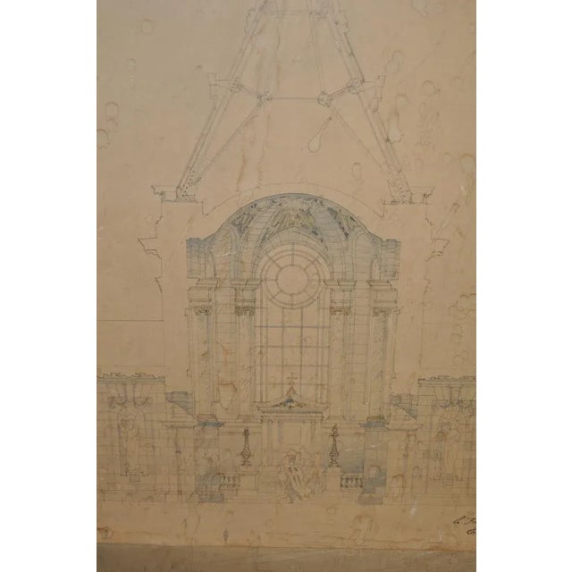 18th/19th Century Master Architectural Drawings For Sale - Image 10 of 11