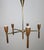 Danish 5-Arm Chandelier in Wood and Brass, 1950s For Sale - Image 11 of 18