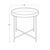 2020s Regina Andrew Derby Leather Tray Table, Black For Sale - Image 5 of 6
