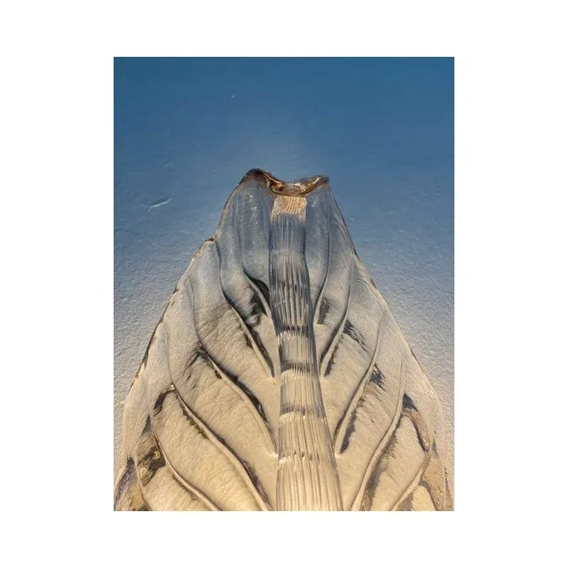 Gray Leaf Murano Glass Wall Sconce by Simoeng, Set of 2 For Sale - Image 10 of 13