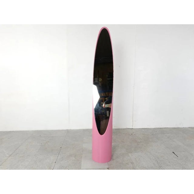 1970s Vintage Italian Floor Mirror, 1970s For Sale - Image 5 of 6