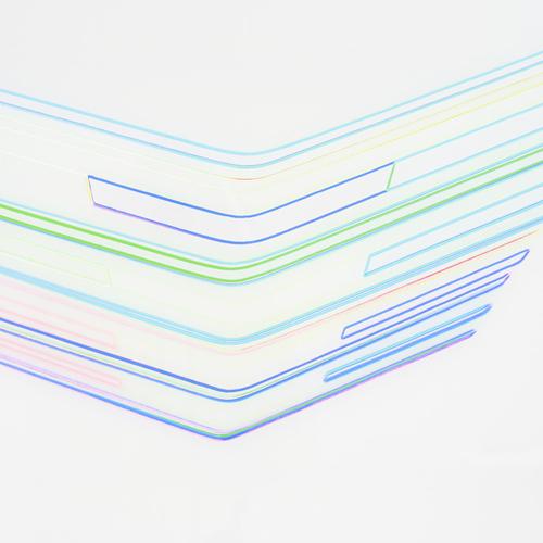 Abstract Artworks in Acrylic Glass, 1970s, Set of 2 For Sale - Image 14 of 18