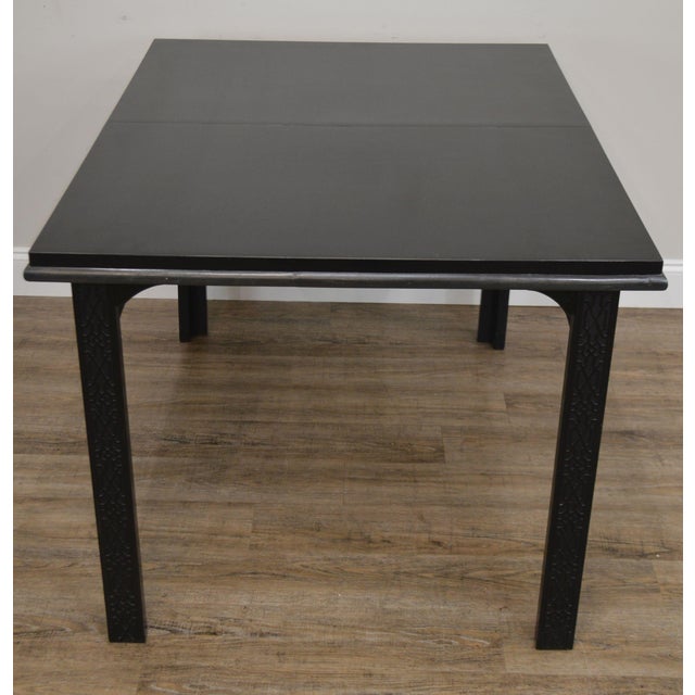 Hollywood Regency Chinese Chippendale Style Vintage Black ...