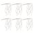 Rustic Icy Hanging Branch (Set of 6) For Sale - Image 3 of 3