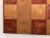 Brick Red Ann Ellen Neale Gillen “Venetian Double Cross” Assembled Wood Art in the Manner of Frank Stella, 1992 For Sale - Image 8 of 12