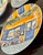 1980s Curated Vintage French Limoges Porcelain and Hand-Forged Pewter Dessert Plates - Set of 4 For Sale - Image 5 of 10