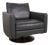 Relevé Armchair in Black Leather from Natuzzi For Sale