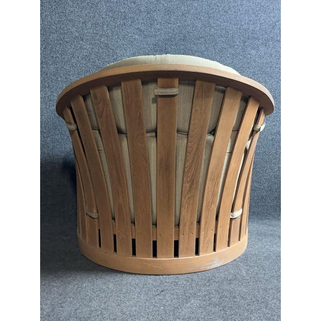 Summit Picket Lounge Chairs and Ottomans Patio Furniture For Sale - Image 11 of 12