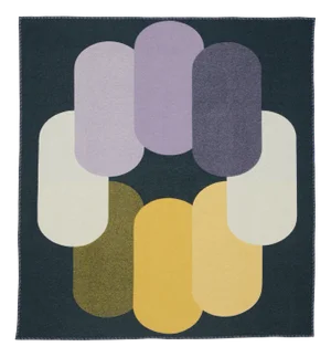 Gradient Pill Blanket in Lilac and Yellow by Granite + Smoke