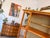Wood Biedermeier Glass-Fronted Poplar Display Cabinet For Sale - Image 7 of 17
