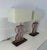Art Deco Style Pink Murano Glass Table Lamps, 2000s, Set of 2 For Sale - Image 4 of 10