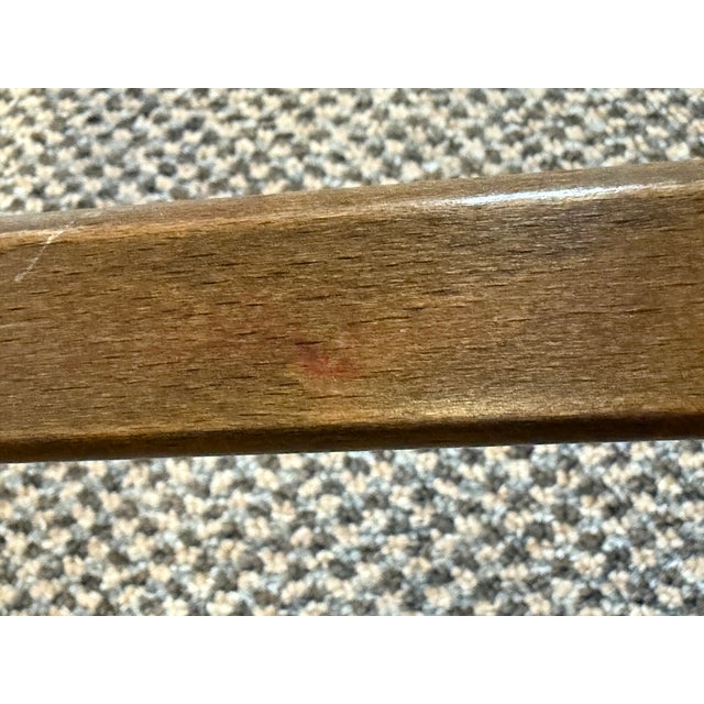 1950s Illuminati Wikkelso Teak Danish Modern Rush Woven Lounge Chair For Sale - Image 10 of 14