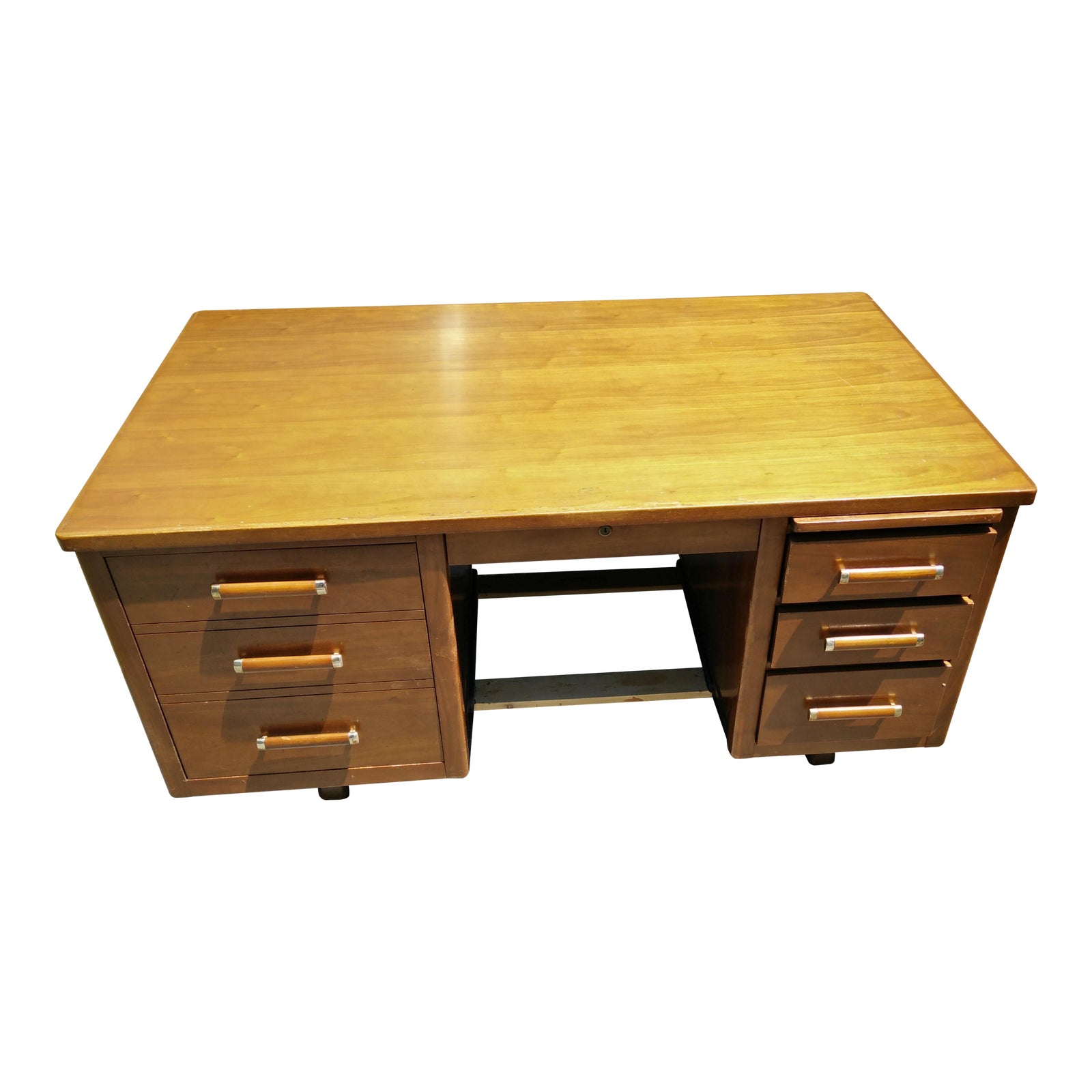 Executive Desk With Typewriter Shelf Chairish