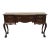 Vintage Antique Solid Mahogany Traditional Chippendale Style Ball & Claw 67" Sideboard Buffet For Sale
