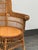 Woven Rattan Armchair, Vintage For Sale - Image 4 of 12