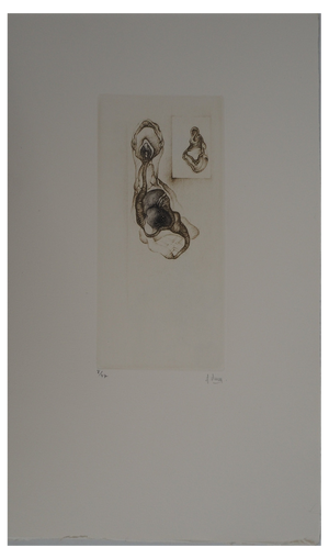 Fred Deux, Double Natural Abstraction, Original Engraving