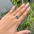 VRJewels Vintage Cluster Diamond 1.81 Carats Emerald Ring in 14k Gold Size 5.5, New For Sale - Image 9 of 18