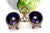 Metal Pearlescent Silver Salt and Pepper Shakers with Cutouts, Set of 2 For Sale - Image 7 of 8