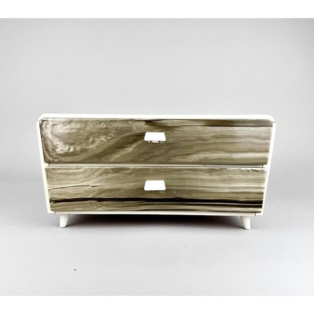 Mid-Century Plastic Jewellery Box with Glossy Finish, 1950s For Sale - Image 11 of 12