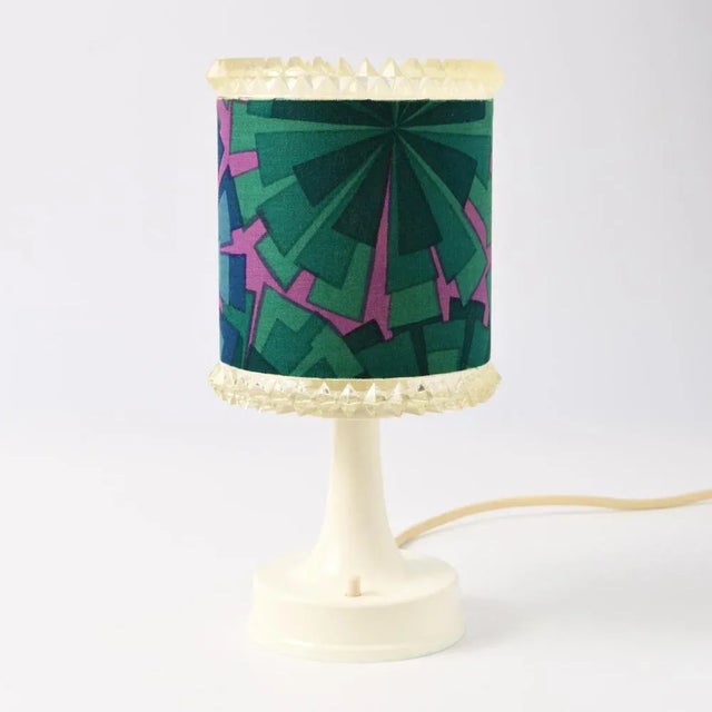 Mid-Century Modern Space Age Plastic Table Lamp, 1970s For Sale - Image 3 of 9