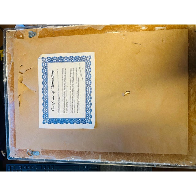 "Original Joan Weinberg (Macramates) Mixed Media Textile Art in Acrylic Box Case - 1980s". For Sale - Image 11 of 12