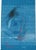 1968 pastel drawing of a standing female nude on blueprint paper by artist Katherine Yares. This comes from her student...