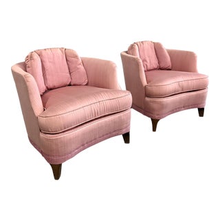1980s Vintage Club Drexel Heritage Chairs - a Pair For Sale