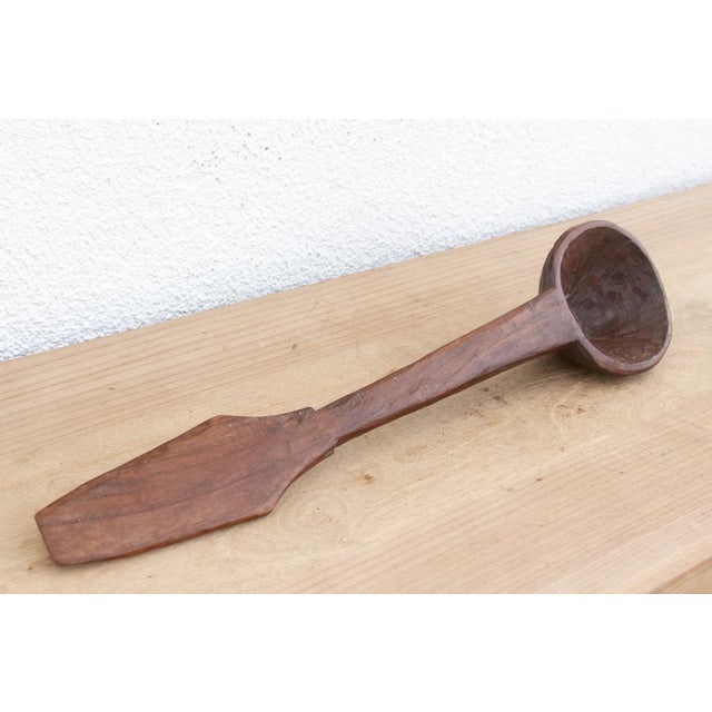 Vintage 22" Long Grain Scoop For Sale In Los Angeles - Image 6 of 7