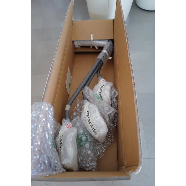 White 3-Arm Editions Serge Mouille Ceiling Lamp - Authentic & Licensed For Sale - Image 9 of 12