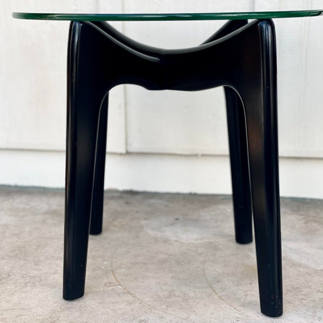 1960s MCM Adrian Pearsall Inspired Side Table Pair For Sale - Image 9 of 12