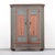 Rustic Farmhouse Folk Art Painted Bridal Cabinet, 1806 For Sale - Image 15 of 15