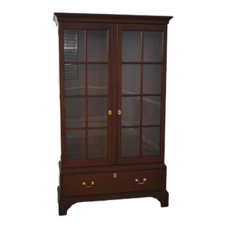 Owen Suters Colonial Williamsburg Mahogany Bookcase For Sale