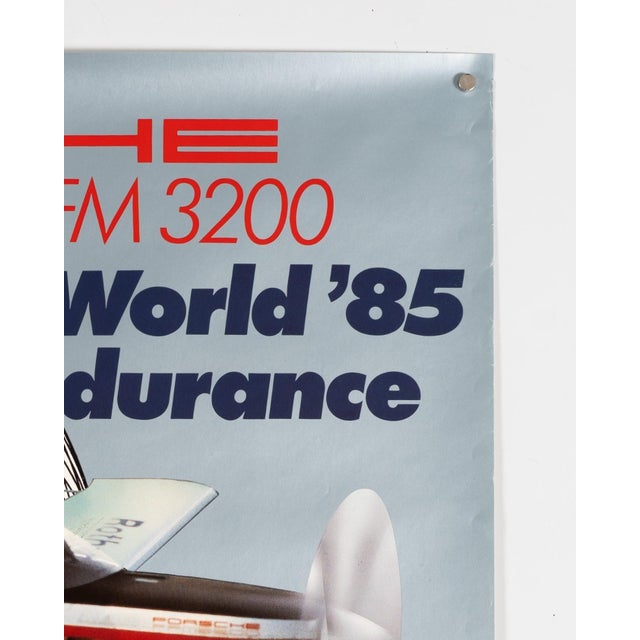 Porsche PFM 3200 Around the World 1985 Original Porsche Poster For Sale - Image 6 of 9