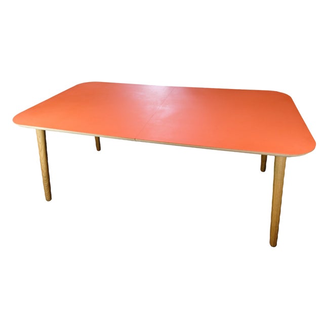 Dining Table in Laminate Oak by Karsten Lauritsen, 2000 For Sale