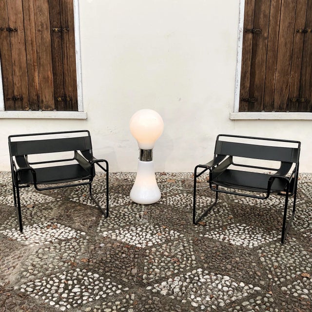 Space Age White Murano Glass Birillo Floor Lamp by Carlo Nason for Mazzega, 1964 For Sale - Image 16 of 18