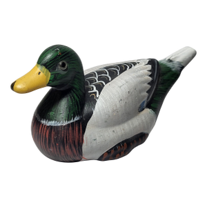 Vintage Ceramic Mallard Duck Figurine