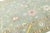 2020s Modern Sage Green Oushak Style Wool Area Rug With Pastel Geometric Floral Accent For Sale - Image 5 of 12