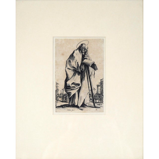 St. Simon from "Les Grands Apôtres Debout, Représentant Le Sauveur, La Bienheureuse Marie et Les Saints Apôtres" Original...