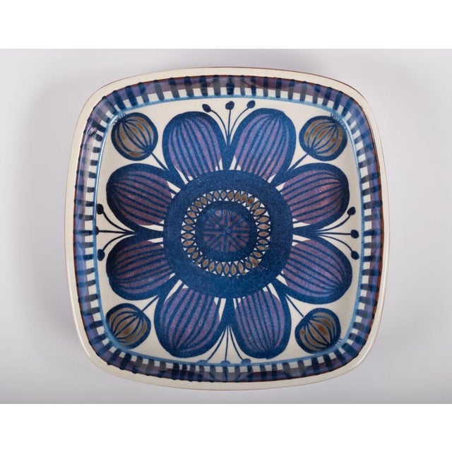 Faience Tenera Bowl by Elisabeth Selschau for Royal Copenhagen, Denmark, 1960s For Sale - Image 3 of 7