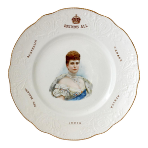 1902 Queen Alexandra Royal Doulton Coronation Plate