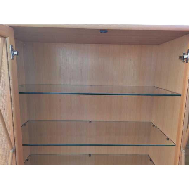 Wood Bamboo Sideboard by Roberti Rattan, 1960s For Sale - Image 7 of 18