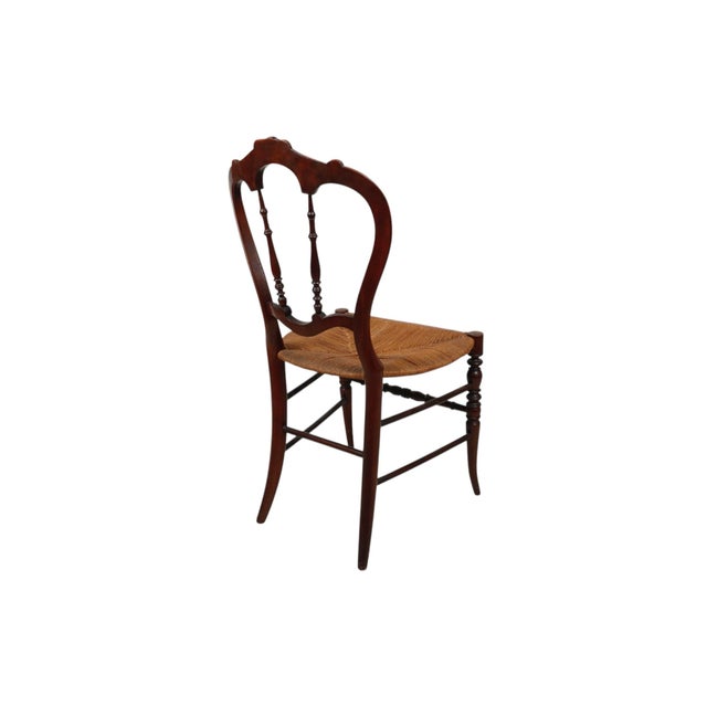 Wood 1840’s Victorian Parlor Chair For Sale - Image 7 of 8