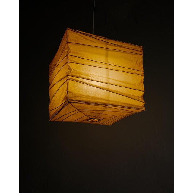 Early Mid-Century Isamu Noguchi 35x Akari Ceiling Lamp Pendant by Ozeki & Co, Japan, 1970s For Sale - Image 6 of 10