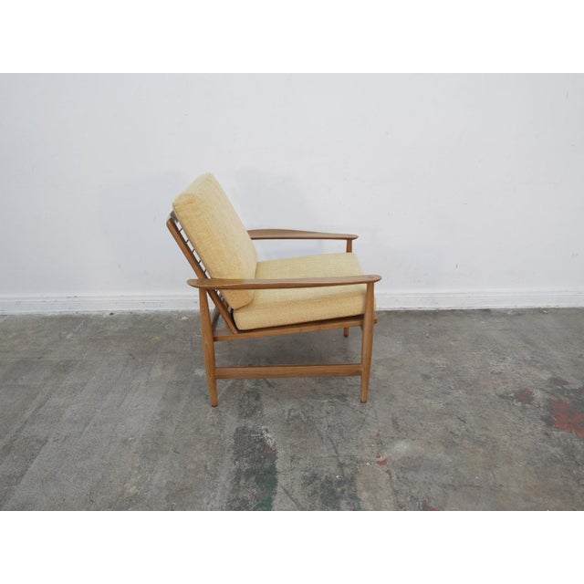 Mid-Century Modern 1960s Kofod Larsen Style Mid Century Teak Lounge Chair For Sale - Image 3 of 18