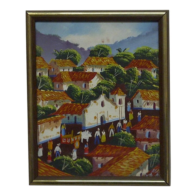 Original Framed Painting on Canvas "Costa Rica" by Alle Chairish